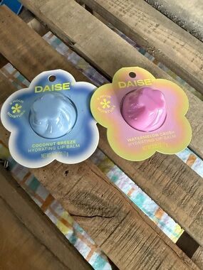 Hydrating Lip Balm Duo — Coconut Breeze (Blue) & Watermelon Crush (Pink)